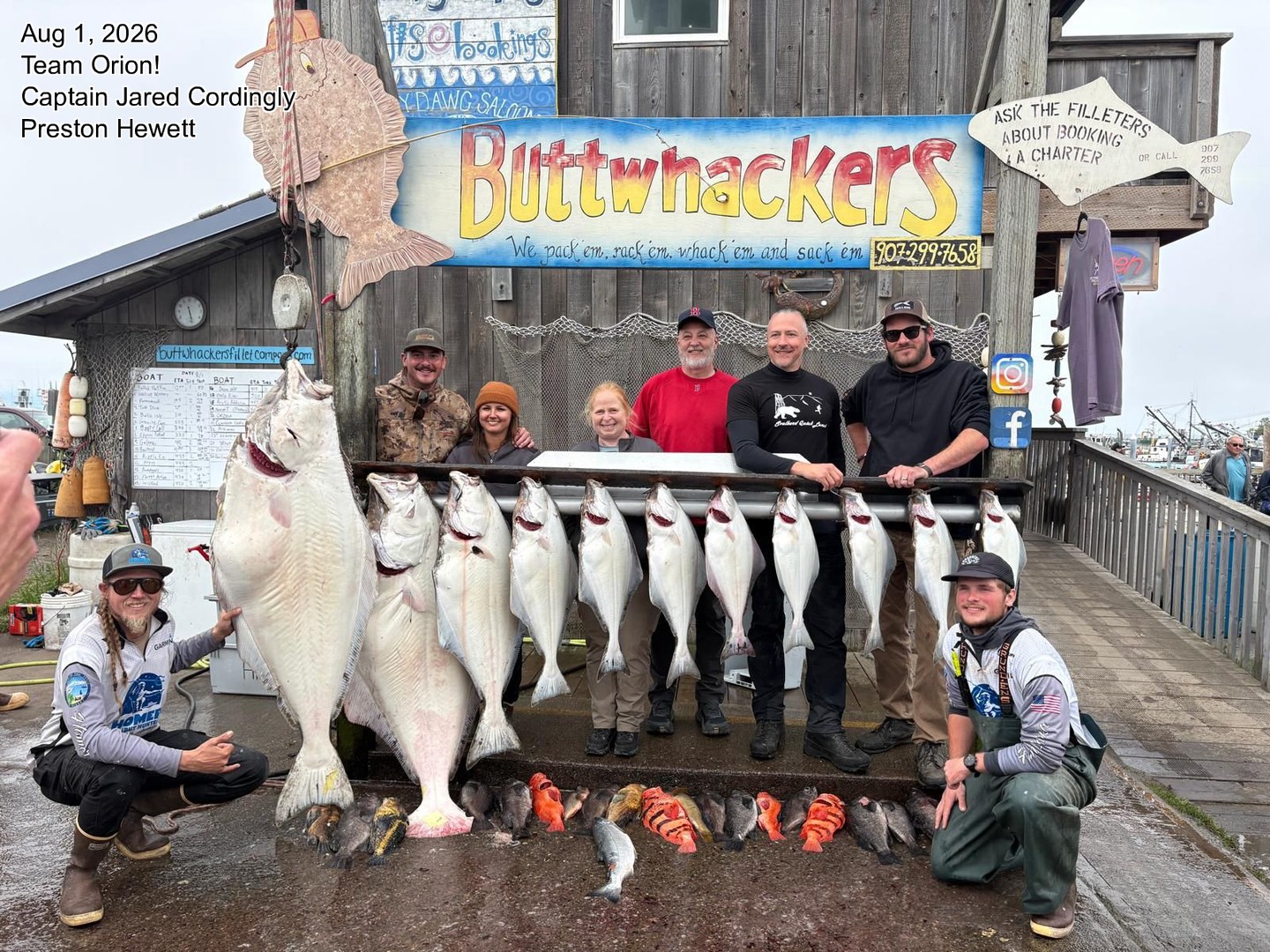 Big thanks to our guests today for fishing with us on Scorpius and good job to Captain Jared and First Mate Preston