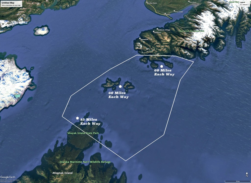 Homer Rockfish and Lingcod Fishing Grounds
