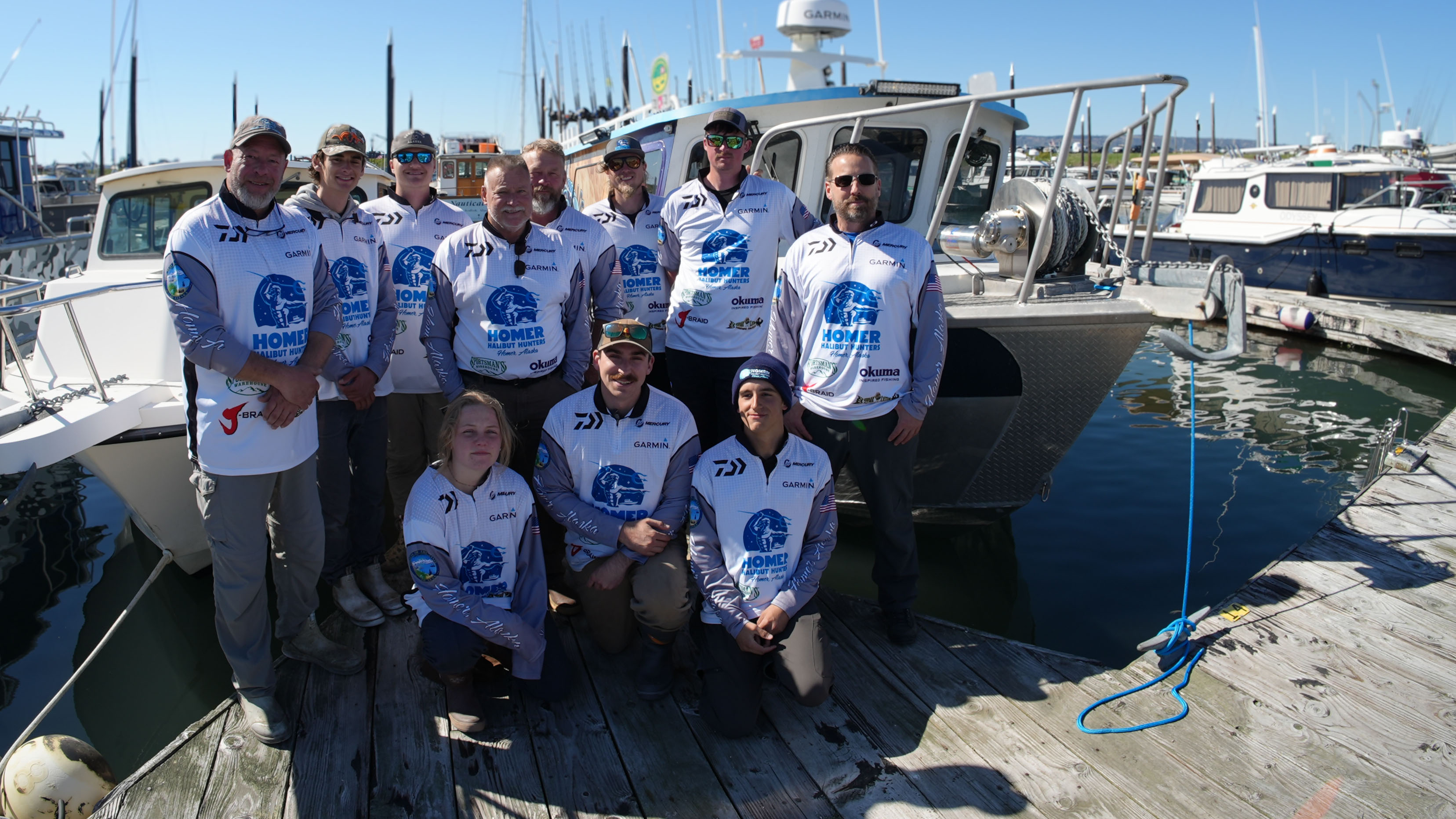 Homer Halibut Hunters Fishing Team